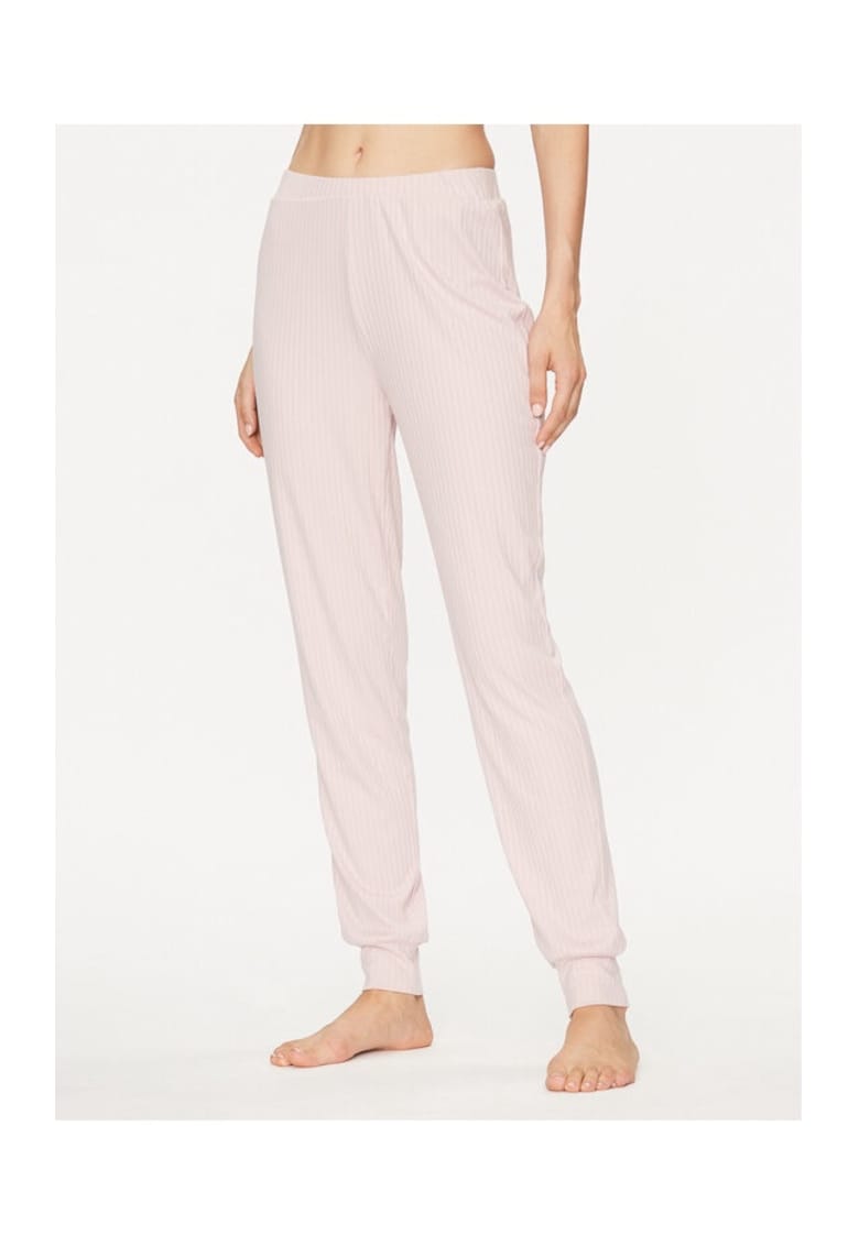 Pantaloni dama - 993017 - Roz - Poliester