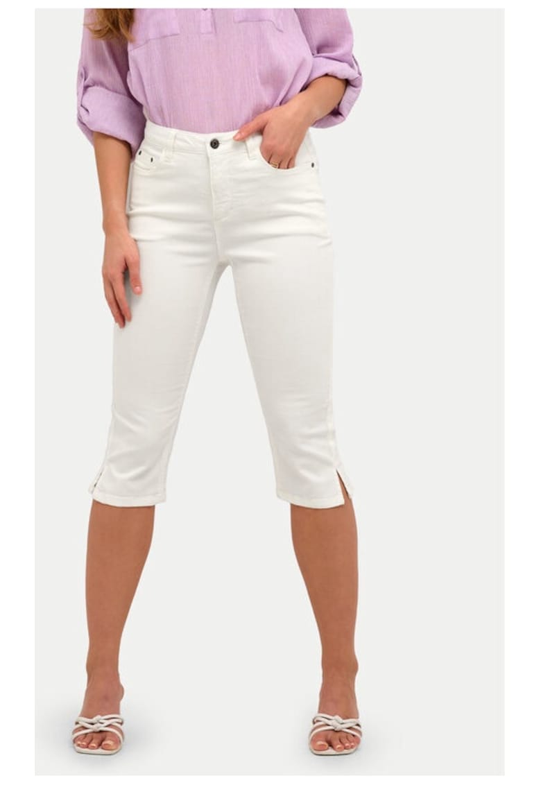 Pantaloni dama - 369193 - Alb - Bumbac