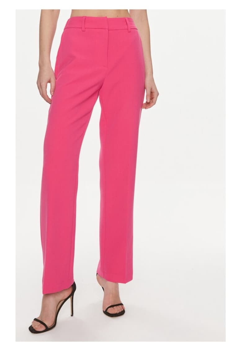 Pantaloni dama - 481506 - Roz - Poliester