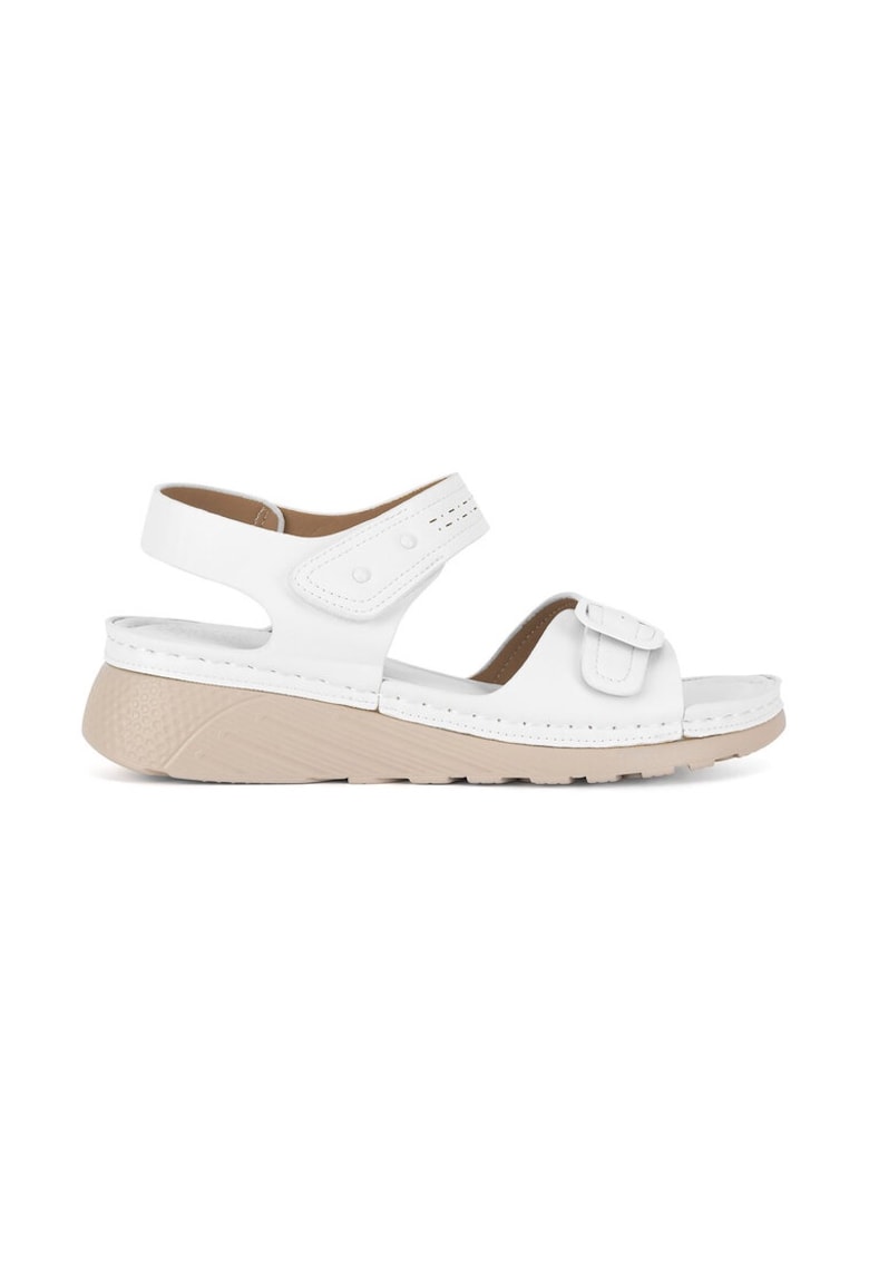 Sandale dama - 590559 - Sintetic - Alb - Alb