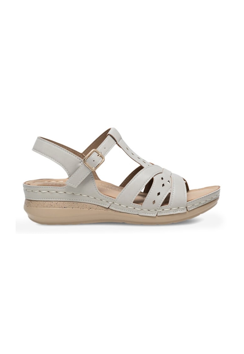 Sandale dama - 590559 - Sintetic - Gri - Gri