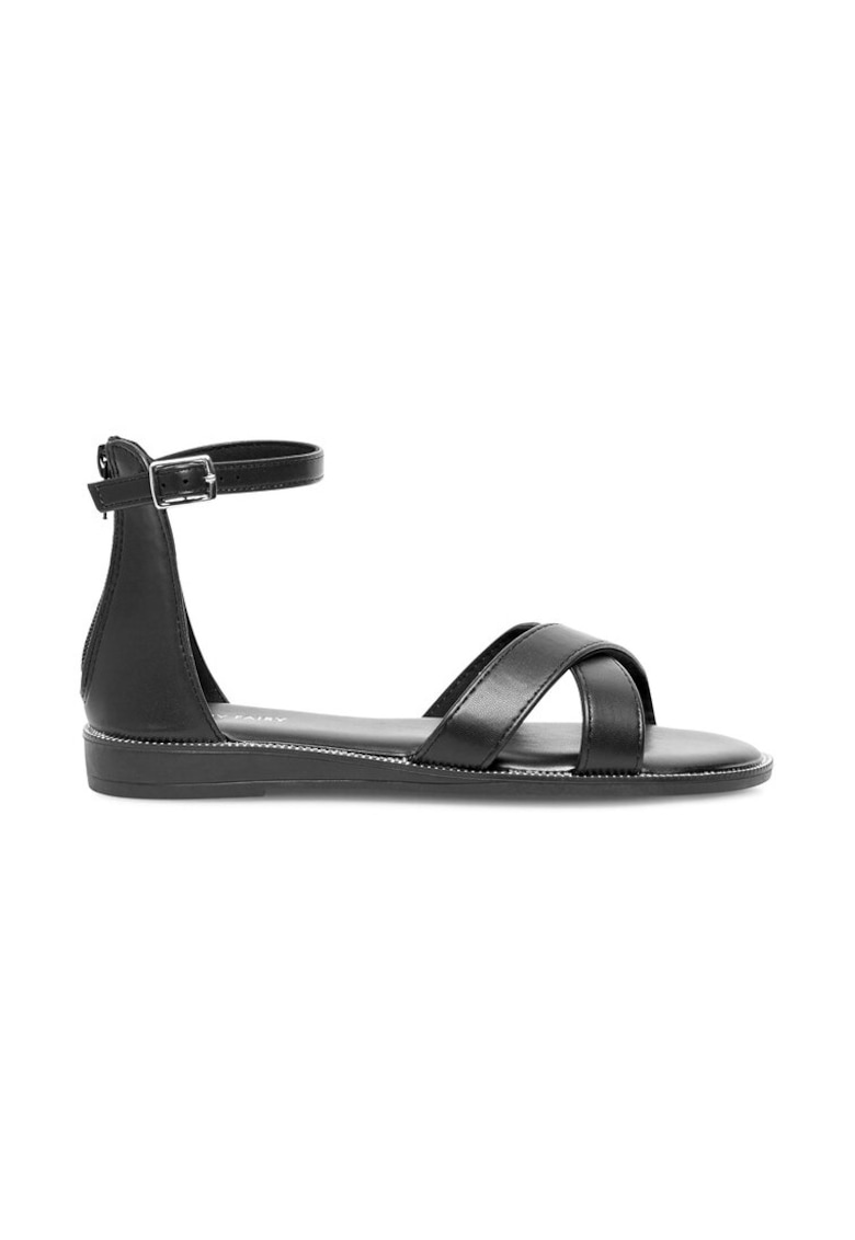 Sandale dama - 590559 - Sintetic - Negru -