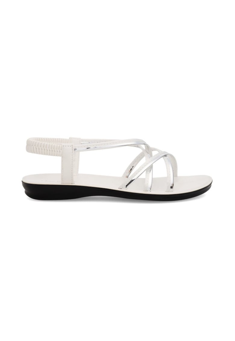 Sandale dama - 590559 - Sintetic - Alb -