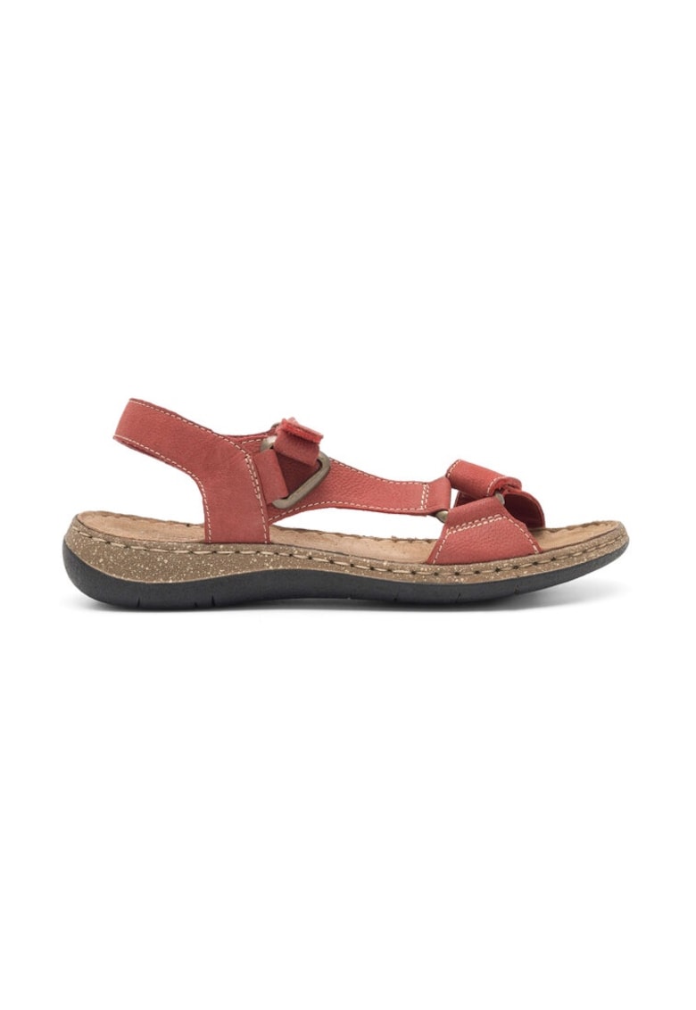 Sandale dama - 590559 - Piele naturala - Rosu -