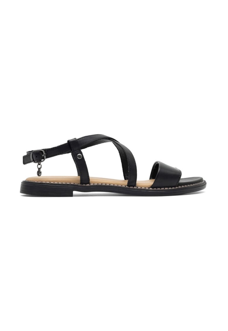 Sandale dama - 590559 - Piele ecologica - Negru