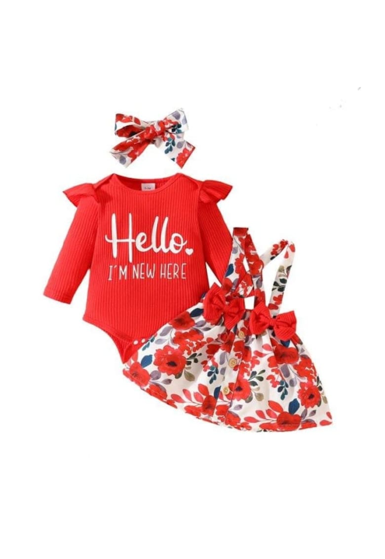 Sarafan Cu Body Si Bentita - Model Hello - Floral - Fete - Maneca lunga - Multicolor