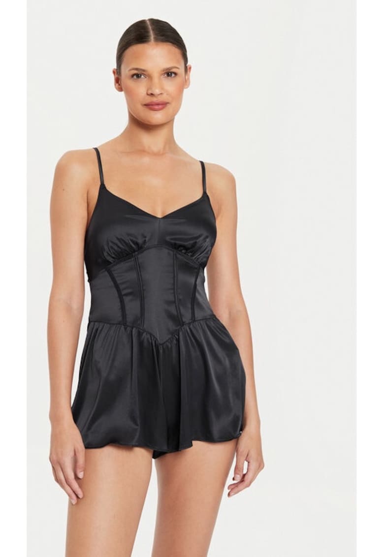 Pijama dama -  Negru - Poliester