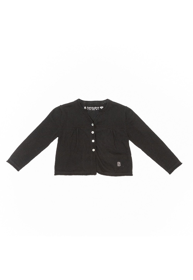 Jacheta cu nasturi -  fete - din bumbac - 20417-2 Jacheta cu nasturi -  fete - din bumbac - 20417-2