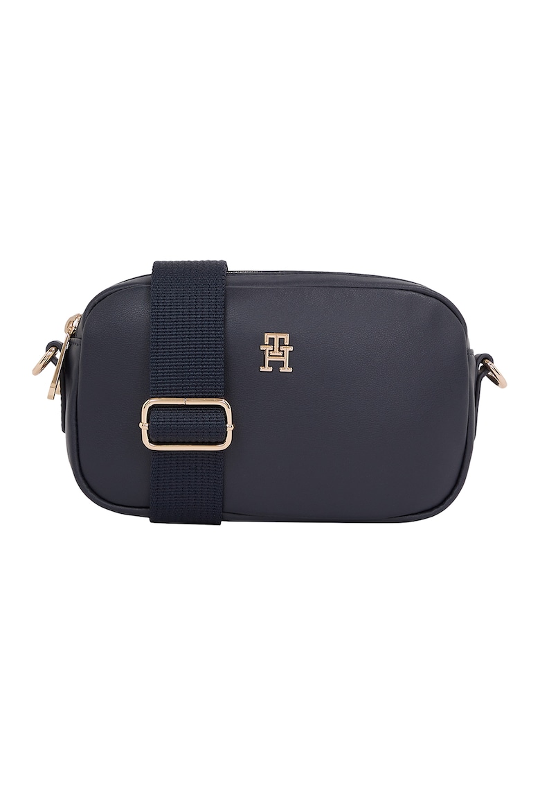 Geanta crossbody de piele ecologica Poppy - Bleumarin