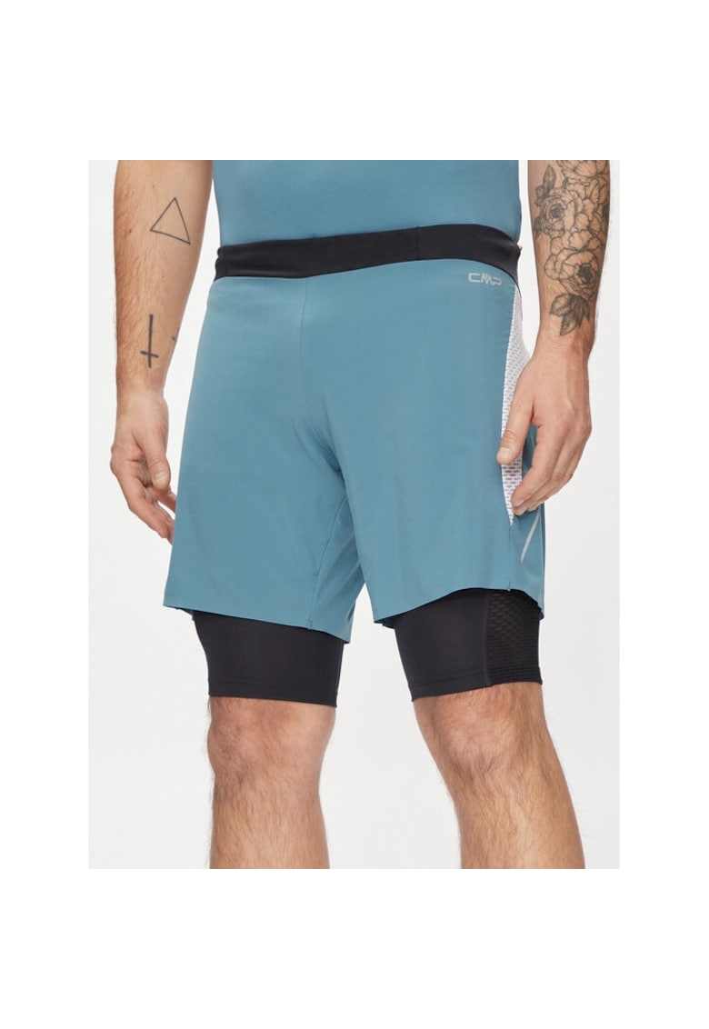 Pantaloni scurti sport barbati -  441968 - Albastru - Poliester