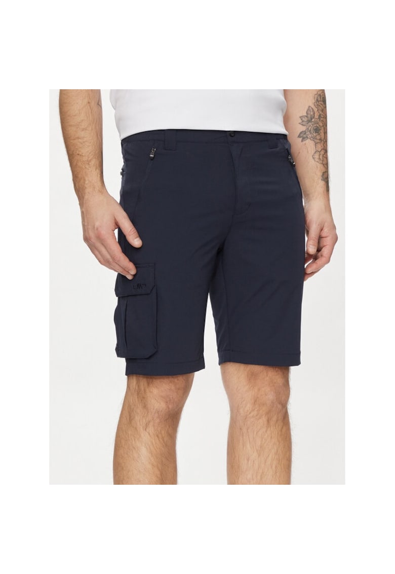 Pantaloni scurti sport barbati - 441852 - Bleumarin - Poliester