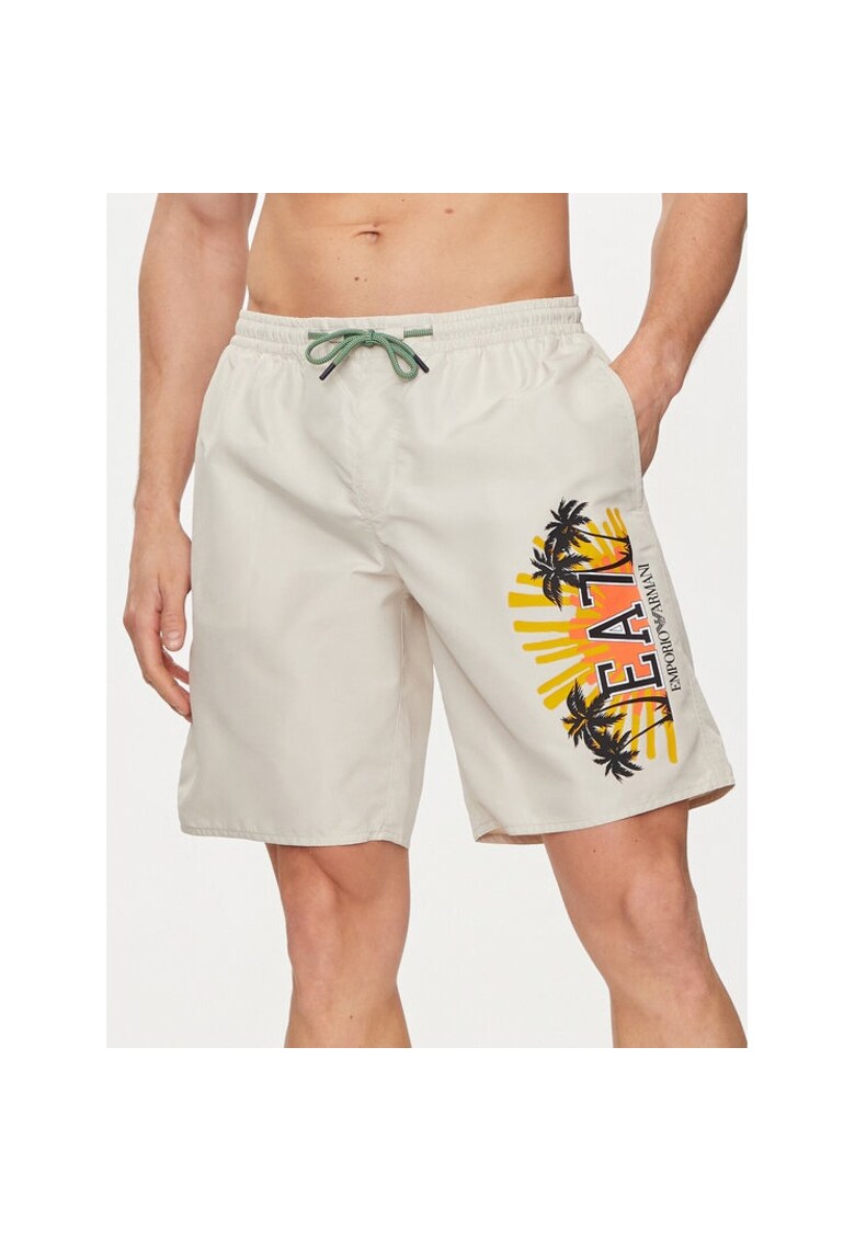 Pantaloni scurti sport barbati - 537494 - Gri - Poliester