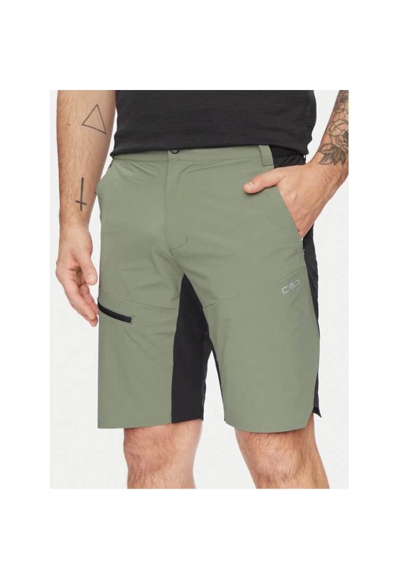 Pantaloni scurti sport barbati - 442323 - Verde - Poliester