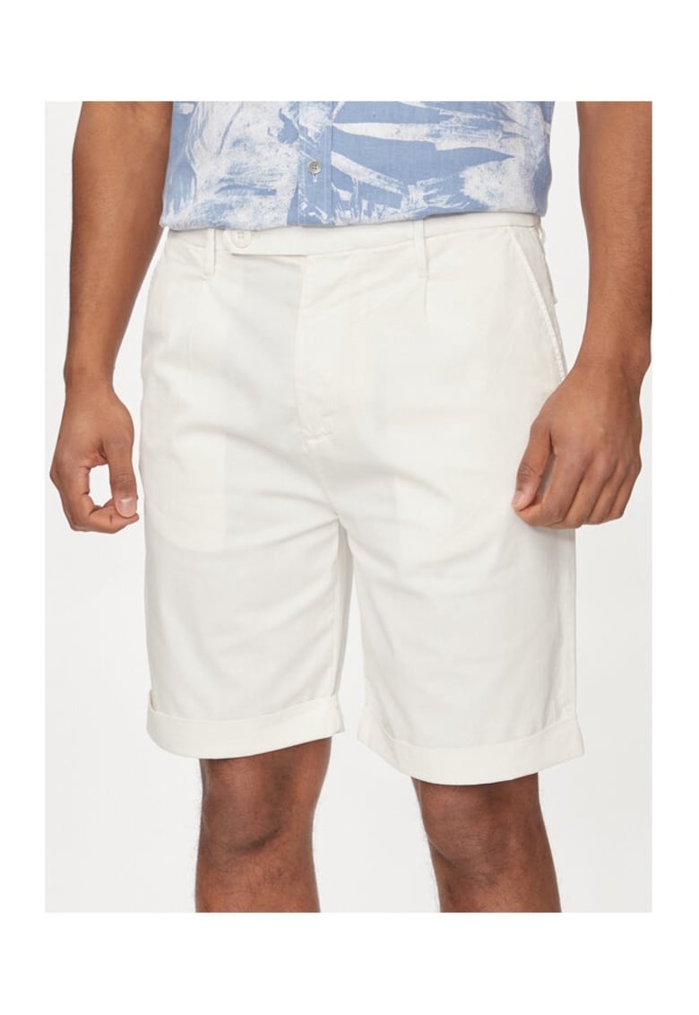 Pantaloni scurti barbati - 747947 - Ecru - Bumbac