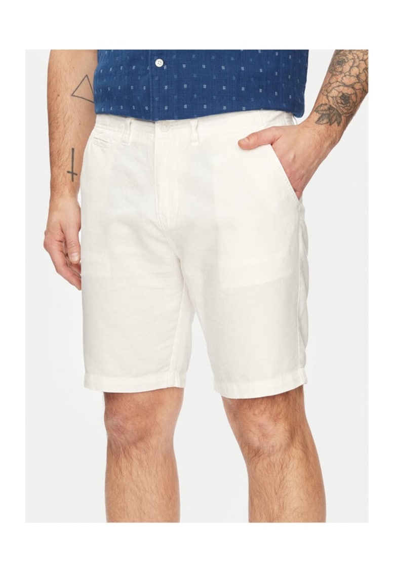 Pantaloni scurti barbati - 747855 - Ecru - Bumbac