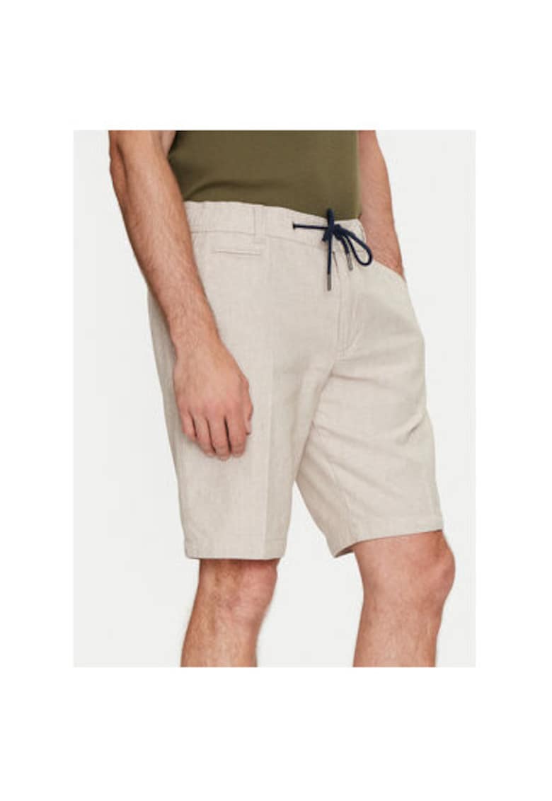 Pantaloni scurti barbati - 758547 - Bej - Bumbac -