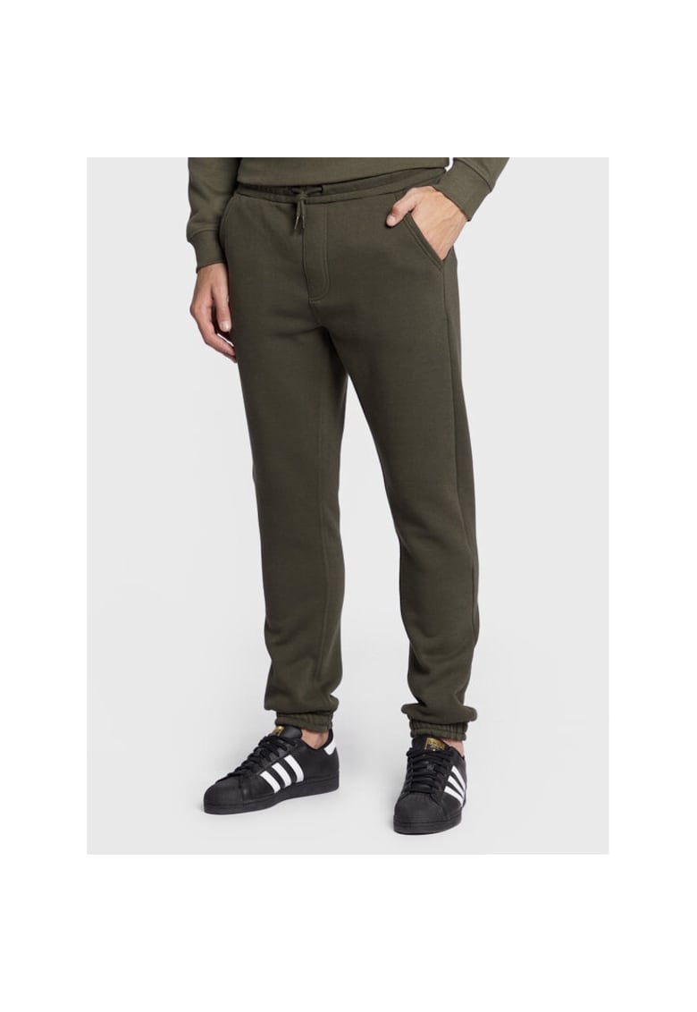 Pantaloni sport barbati -  789773 - Verde - Bumbac Pantaloni sport barbati -  789773 - Verde - Bumbac