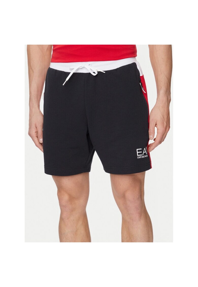 Pantaloni sport barbati - 536251 - Bleumarin - Bumbac