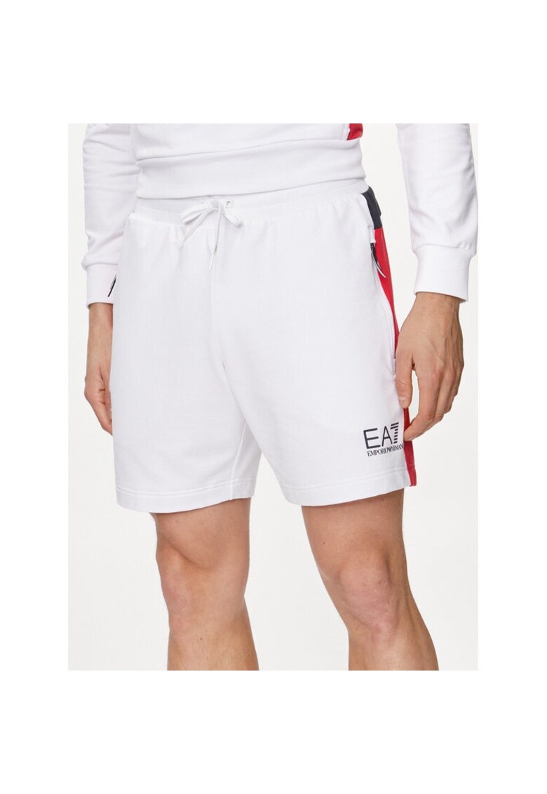 Pantaloni sport barbati - 536237 - Alb - Bumbac