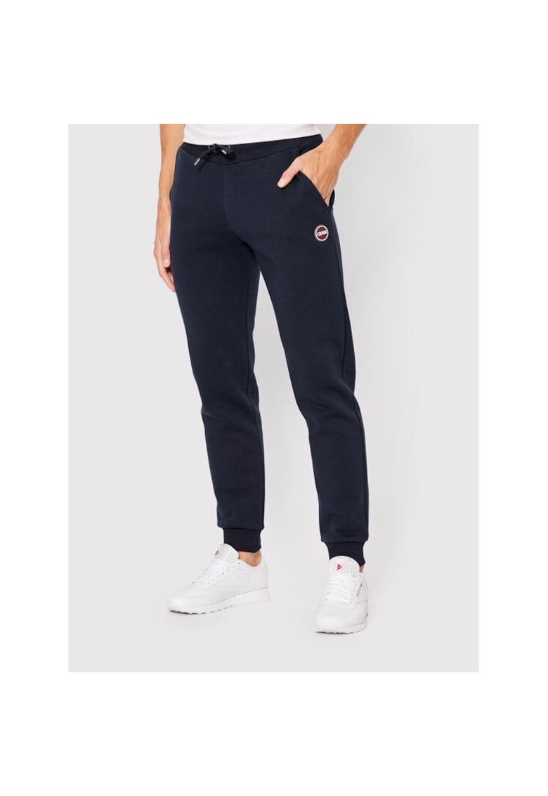 Pantaloni sport barbati - 863343 - Bleumarin - Bumbac