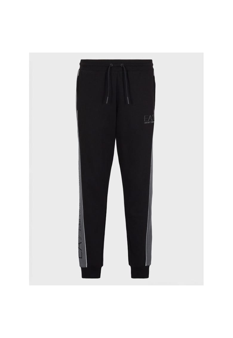 Pantaloni sport barbati - 087234 - Negru - Bumbac -