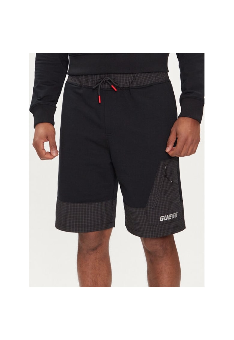 Pantaloni sport barbati - 520410 - Negru - Bumbac