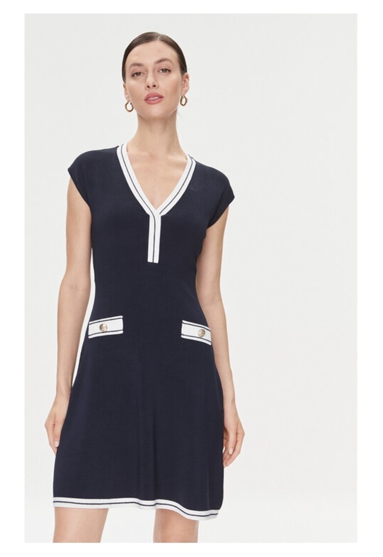 Rochie Bleumarin Viscoza - Bleumarin
