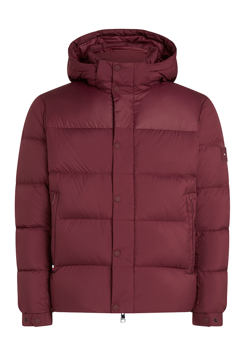 Geaca matlasata cu umplutura de puf - Visiniu