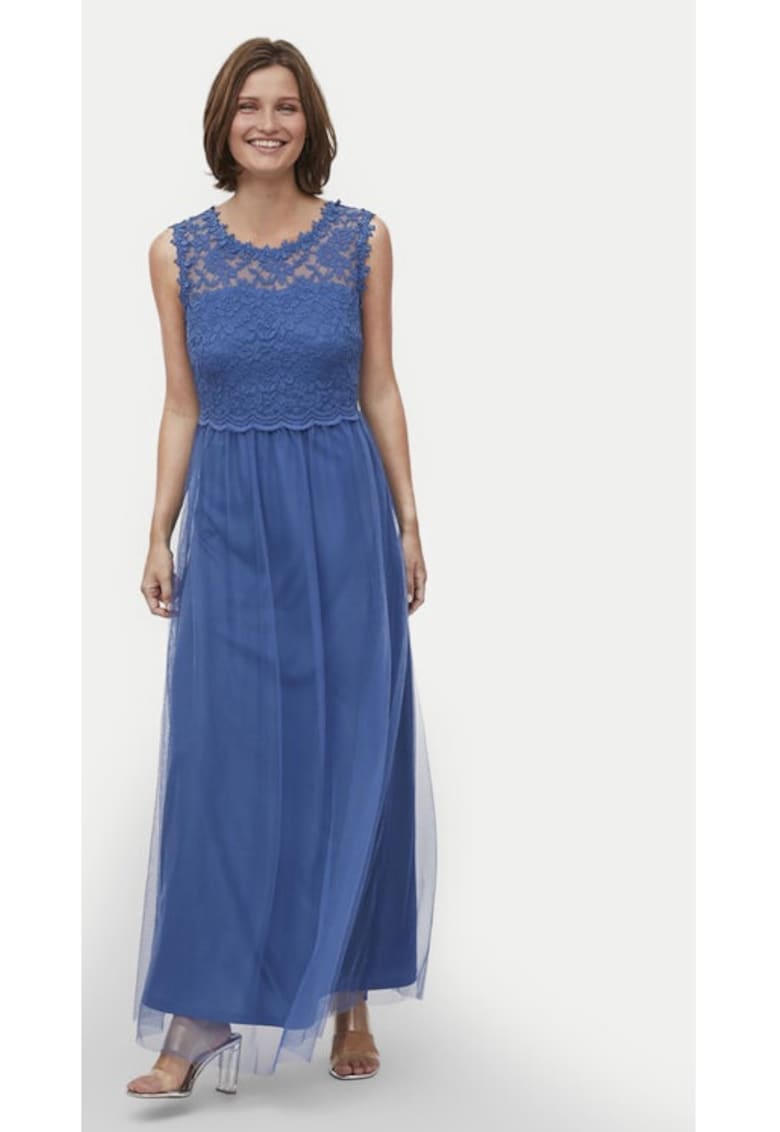 Rochie dama -  Albastru - Bumbac