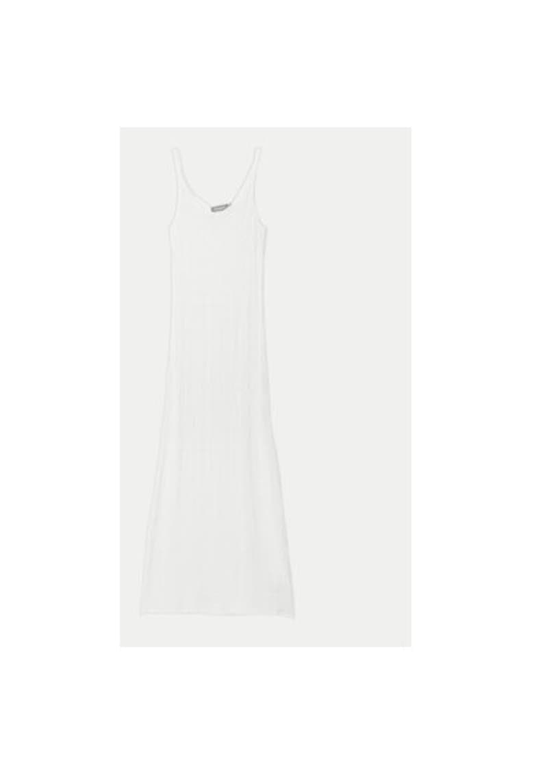 Rochie de plaja dama - Alb - Viscoza - Alb