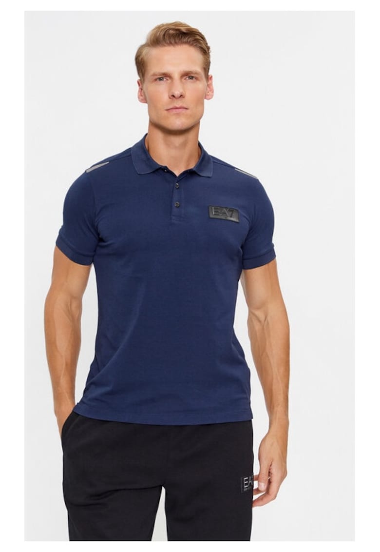 Tricou barbati - 81591 - Bleumarin - Bumbac