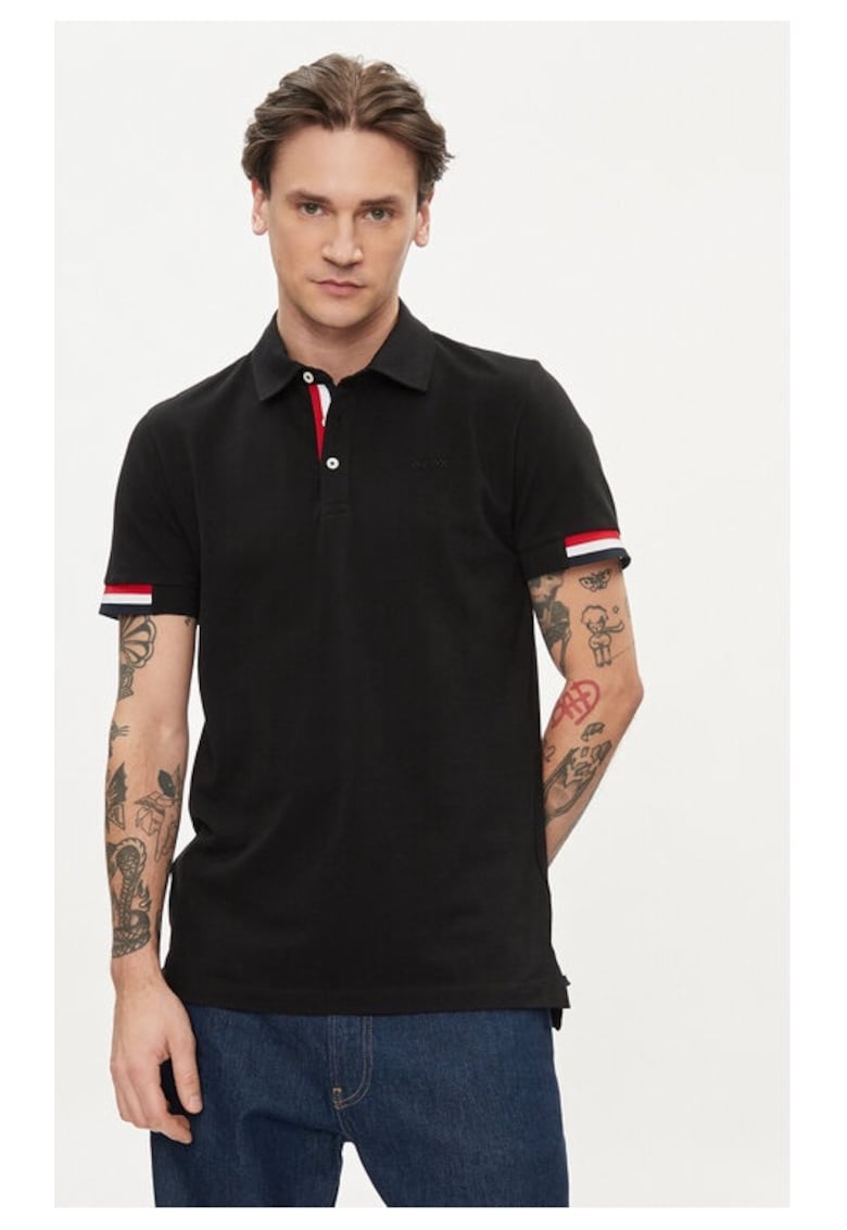 Tricou barbati - 889111 - Negru - Bumbac