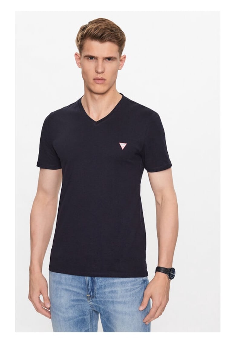 Tricou barbati - 842889 - Bleumarin - Bumbac