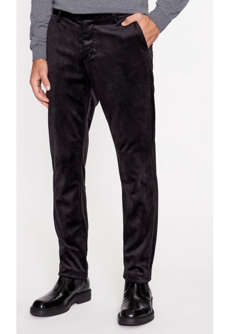 Pantaloni barbati - 977215 - Negru - Poliester