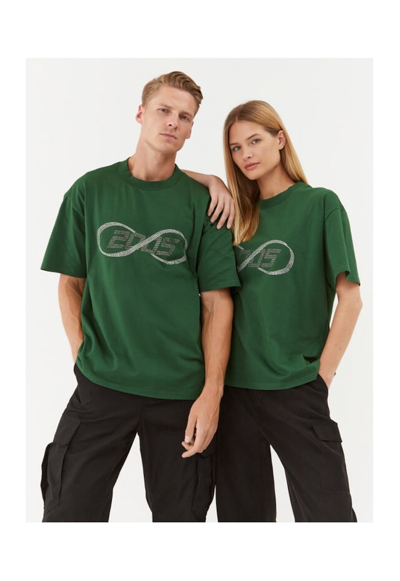 Tricou dama - 493899 - Verde - Bumbac