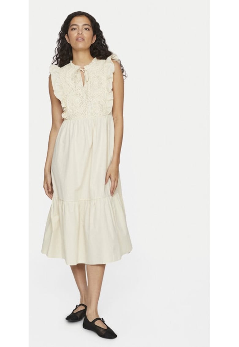 Rochie dama -  Bej - Bumbac