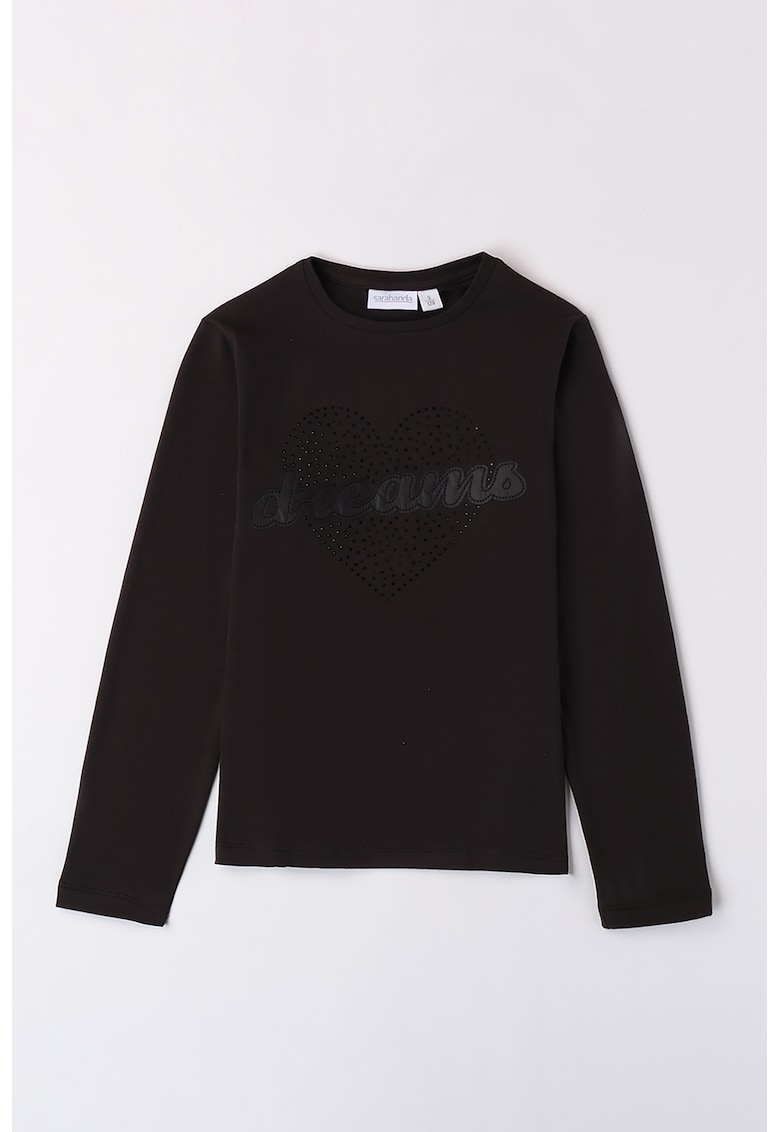 Bluza cu aplicatii cu strasuri Bluza cu aplicatii cu strasuri