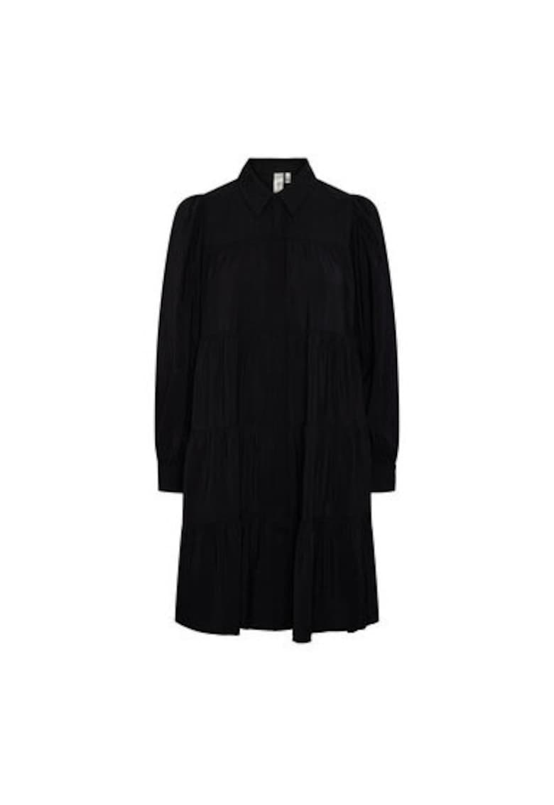 Rochie dama - 302598717 - Negru - Viscoza