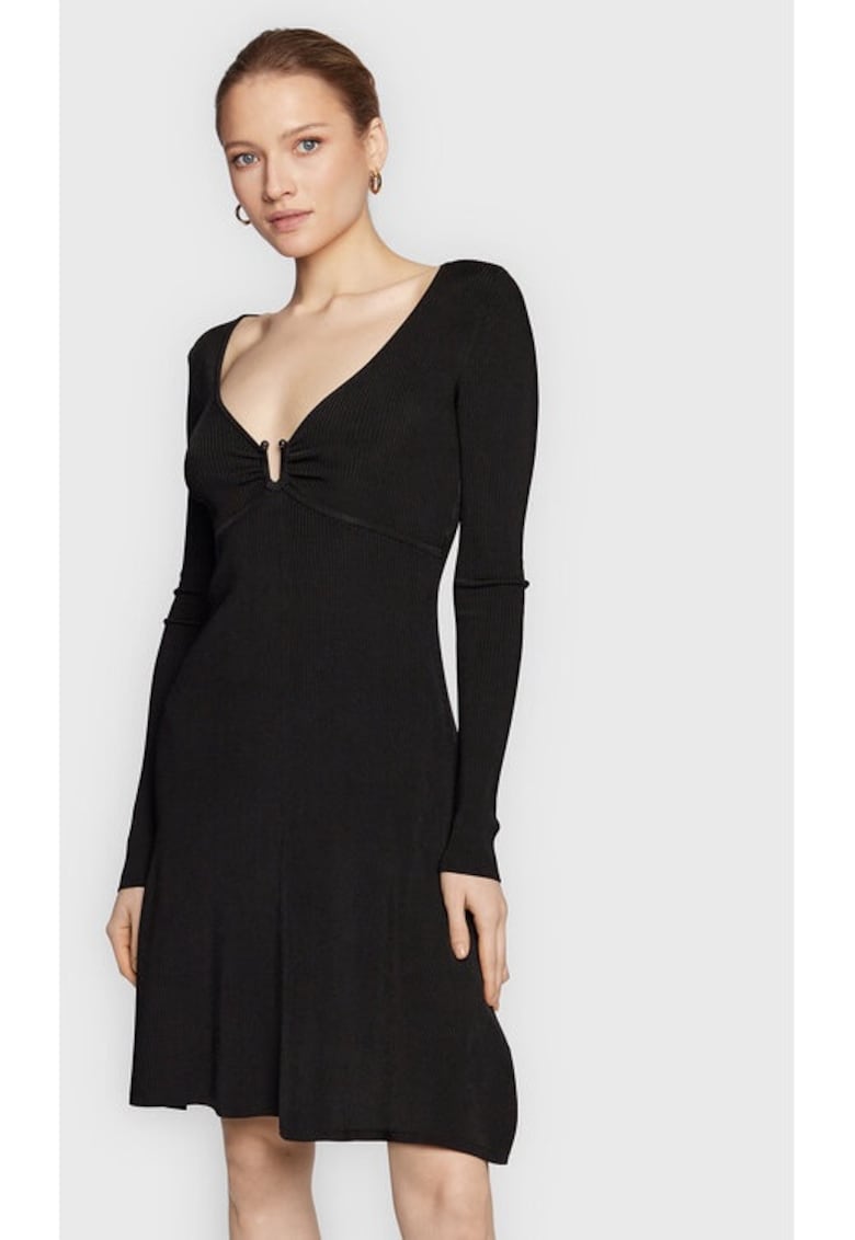 Rochie dama - 302104772 - Negru - Viscoza - Negru