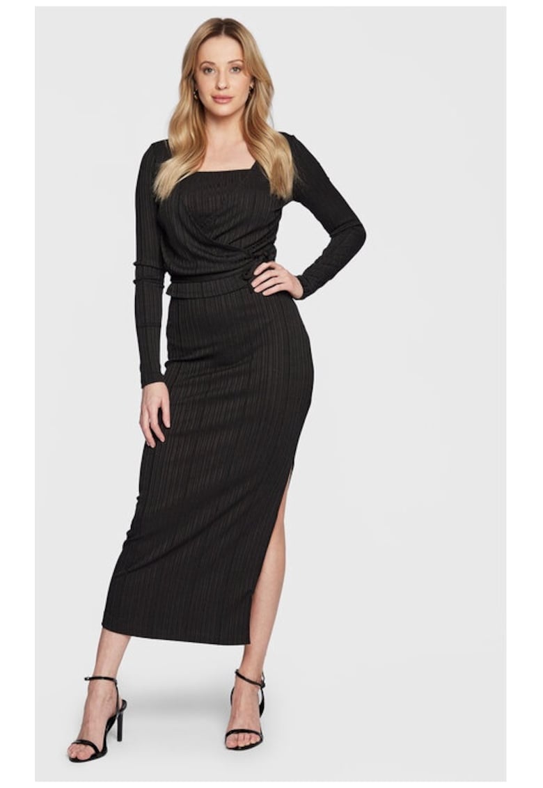 Rochie dama - 302105175 - Negru - Poliester