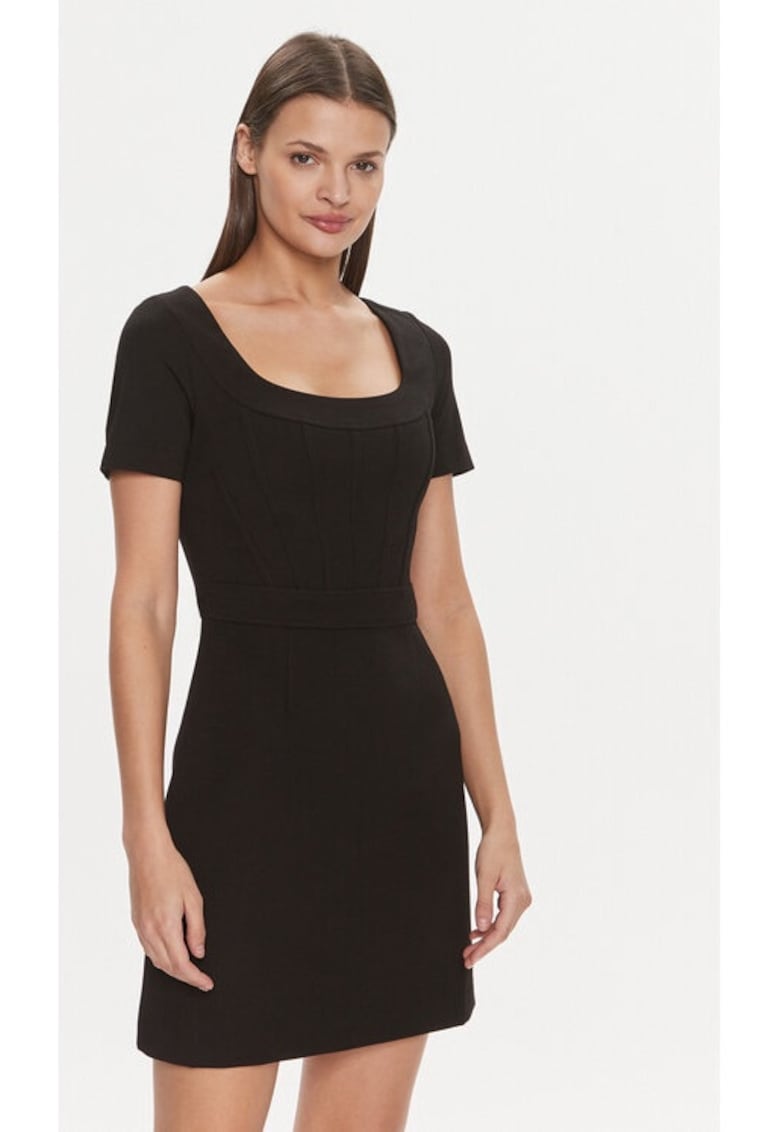 Rochie dama - 303398477 - Negru - Viscoza