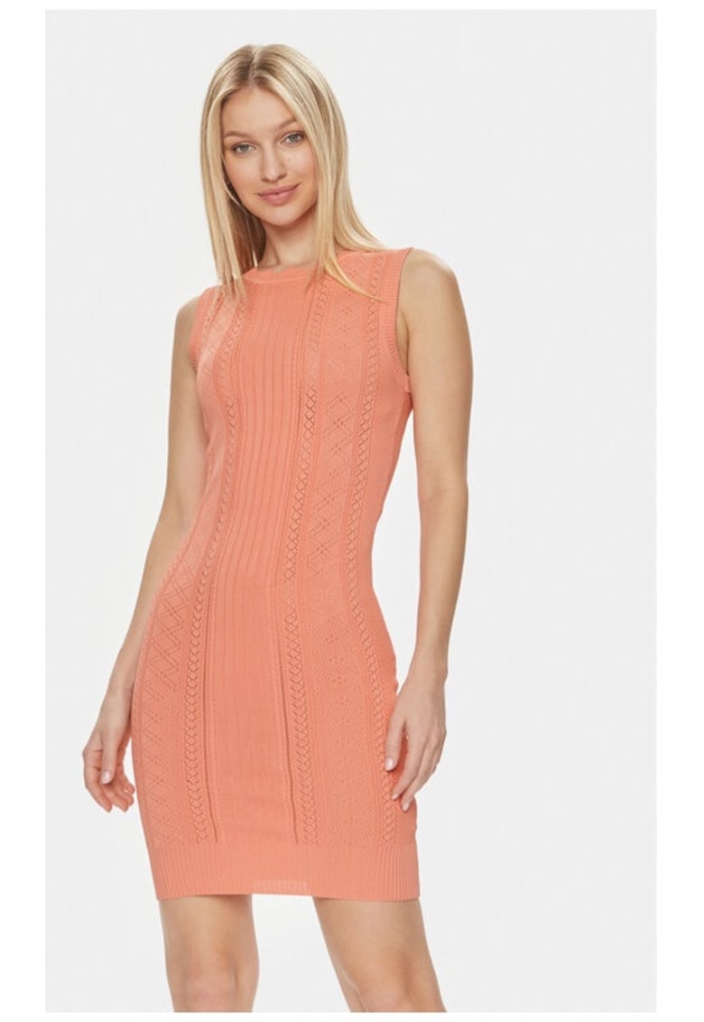 Rochie dama - 303519124 - Coral - Viscoza