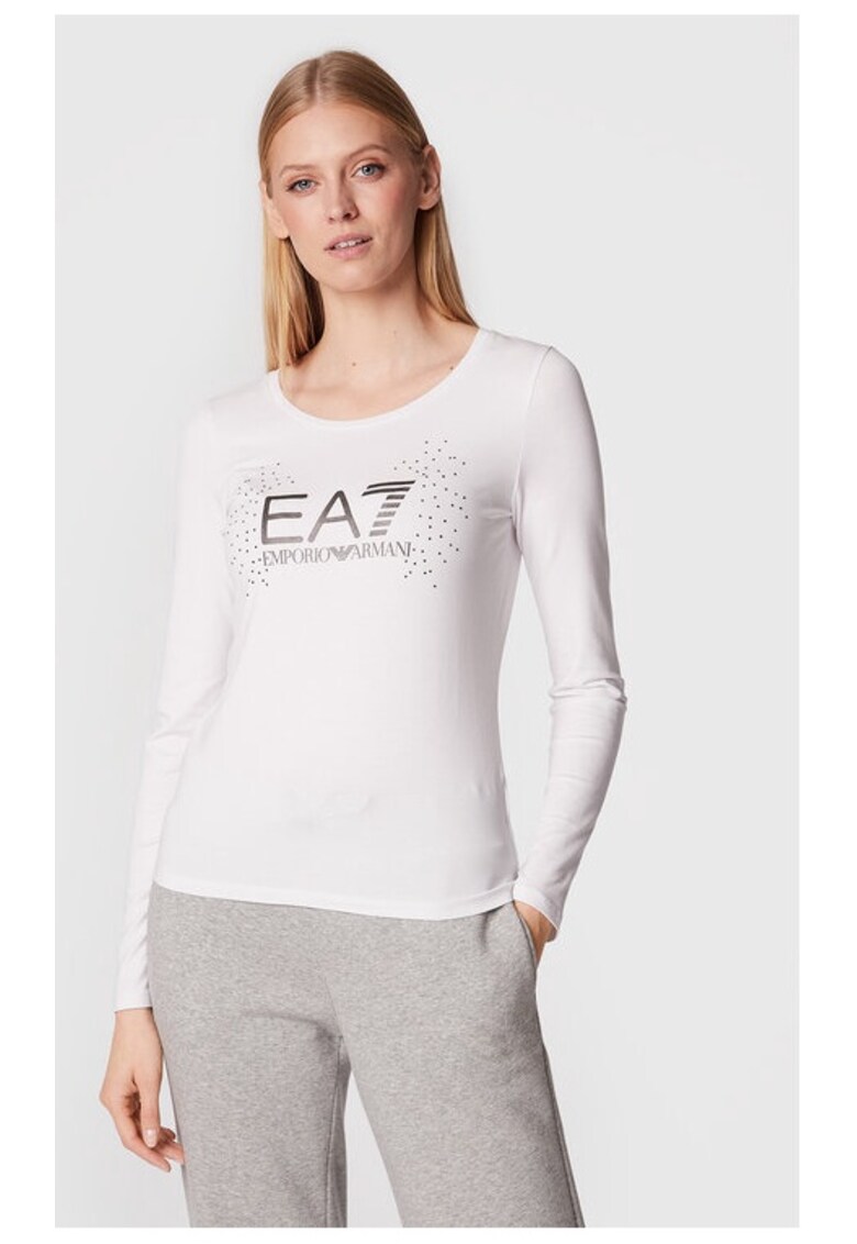 Bluza dama - ea7 emporio armani - Alb - Bumbac