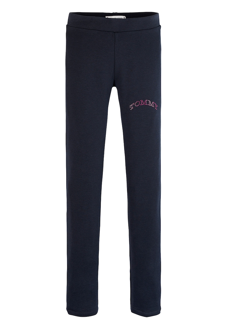 Pantaloni slim fit cu logo