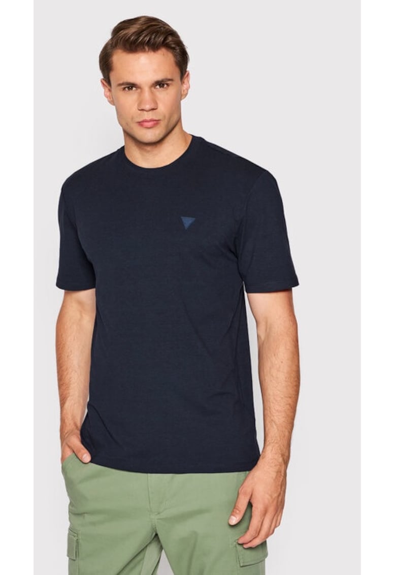 Tricou barbati - 777275 - Bleumarin - Bumbac