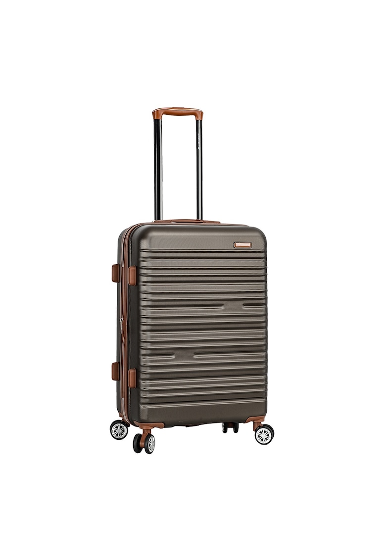 Troler mediu extensibil SW33803 - ABS - cifru - 4 roti duble - 67 cm - maro