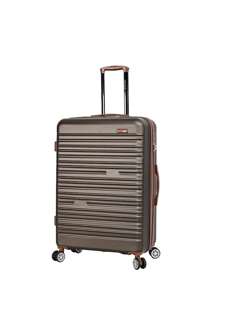Troler mare extensibil SW33803 - ABS - cifru - 4 roti duble - 77 cm - maro