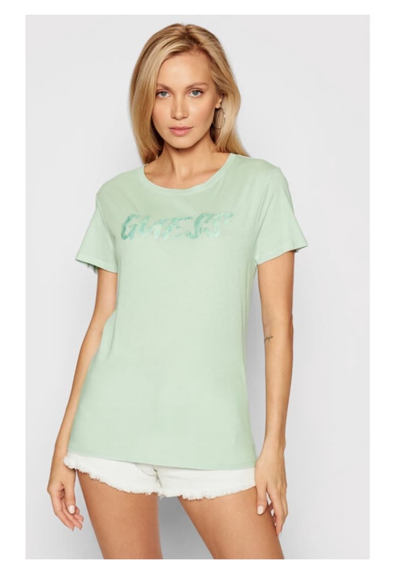 Tricou dama - 378239 - Verde - Bumbac