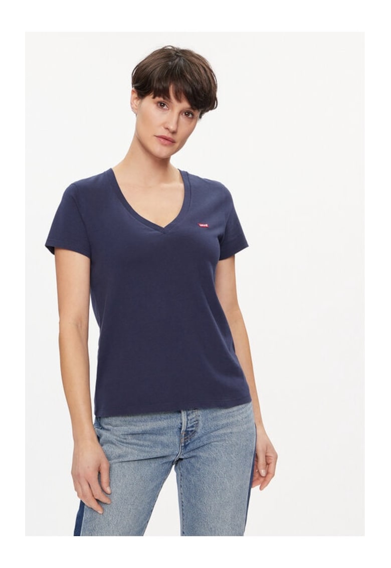 Tricou dama - 866112 - Bleumarin - Bumbac - Bleumarin