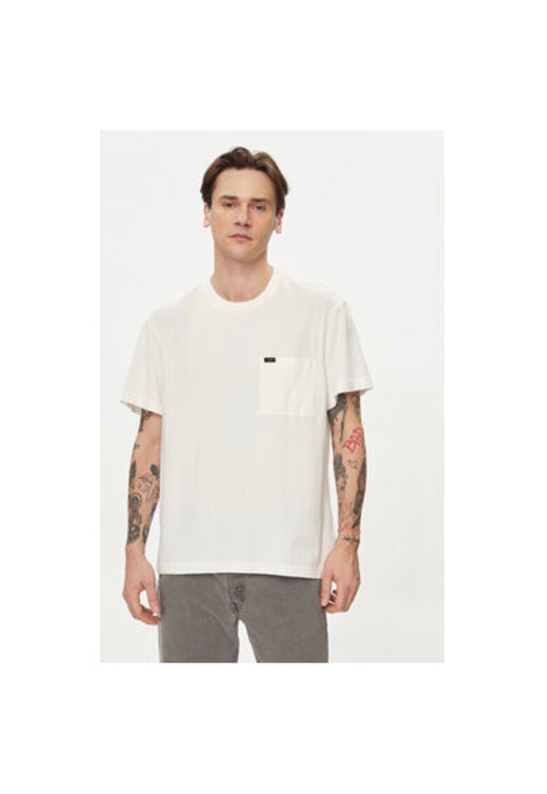 Tricou barbati - 595128 - Ecru - Bumbac - Ecru